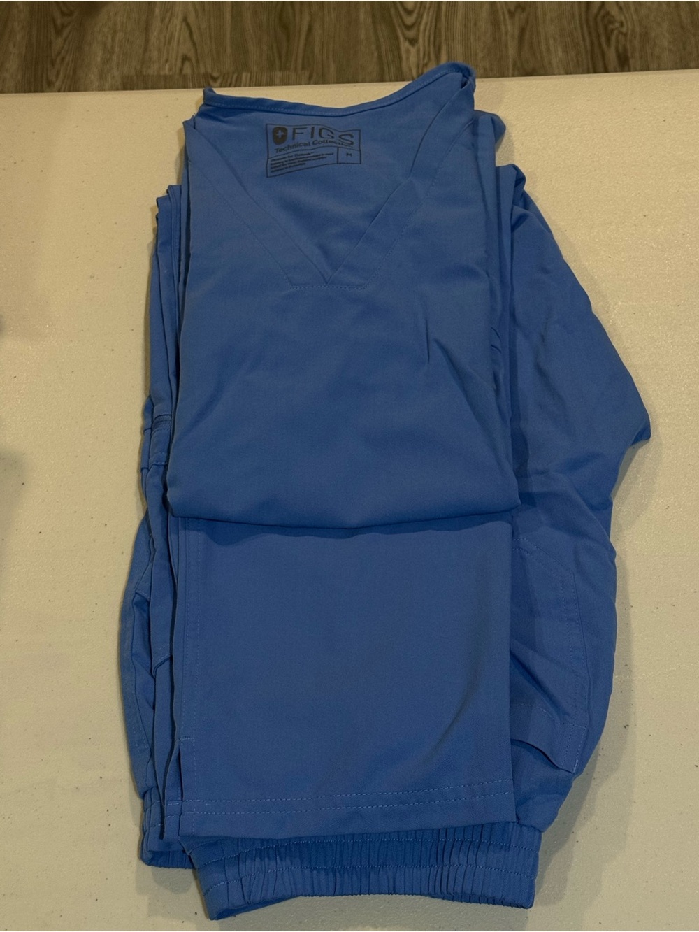Figs Ceil Blue Medium Petite Yola with Medium Casma Top